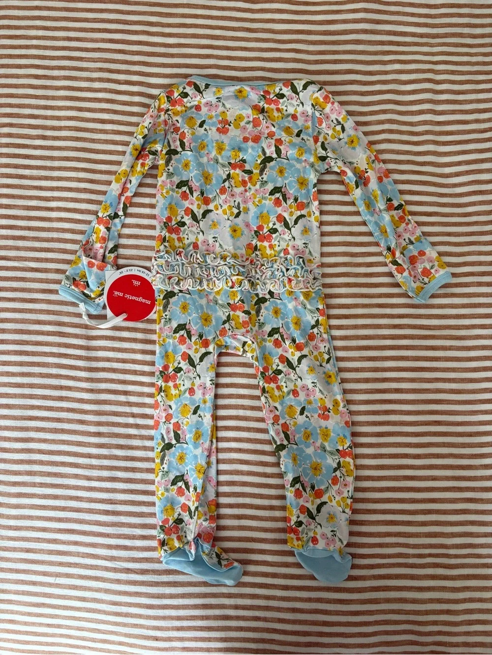 Magnetic Me Floral Baby Set in Light Blue, Yellow & Pink